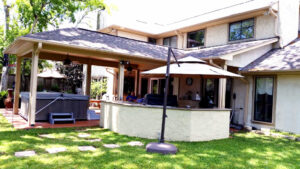 Outdoor Patio and Kitchen